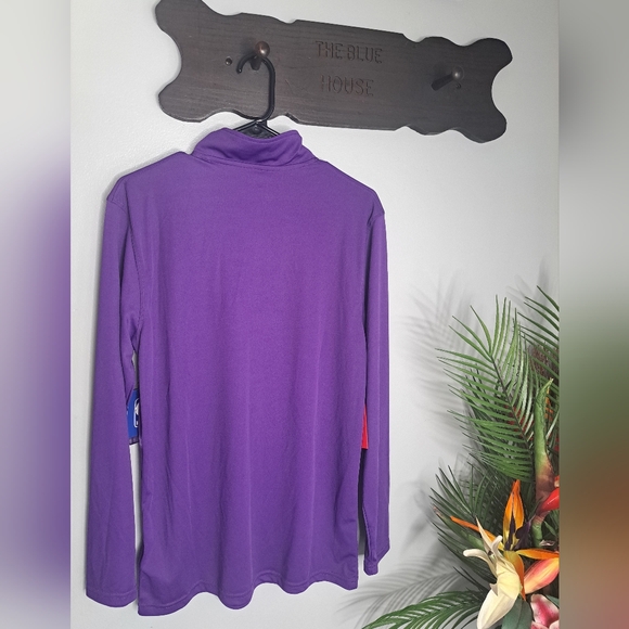 Ultra Game NBA Men's Quarter Zip Pullover Shirt Athletic Quick Dry T-Shirt #New - Picture 8 of 9